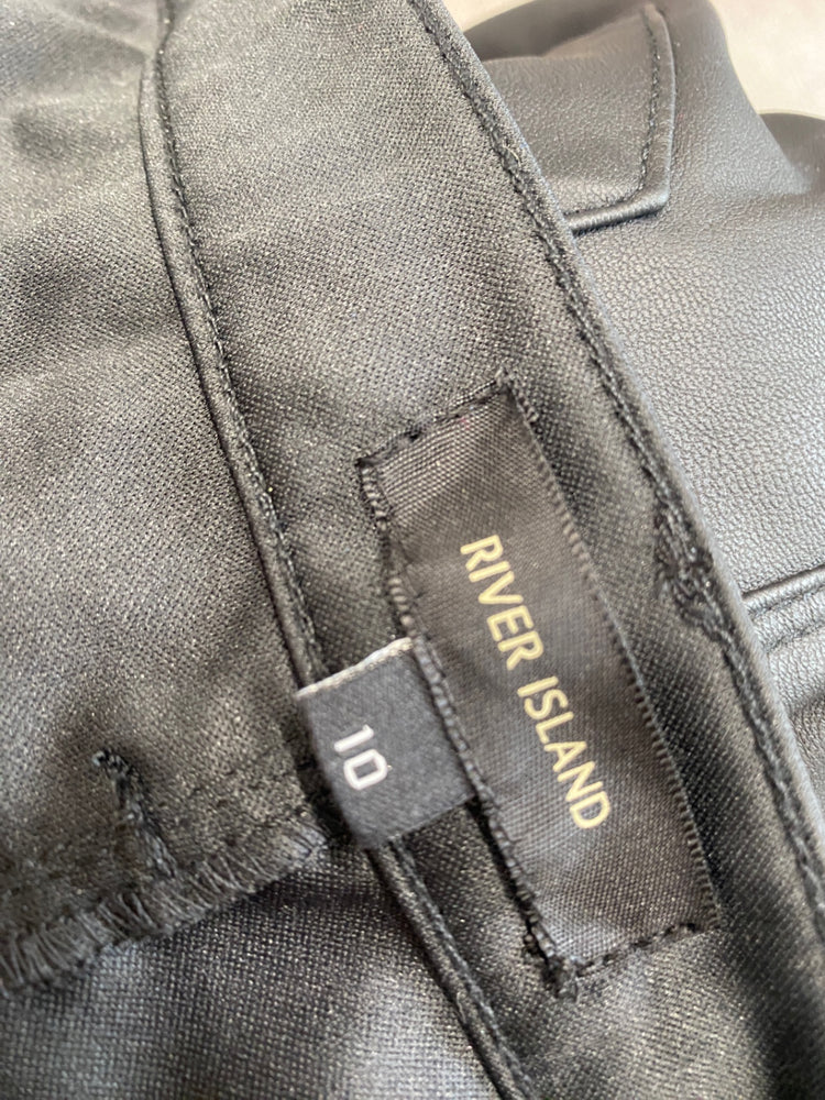 Gorgeous River Island Skinny trousers UK10 Black SL002
