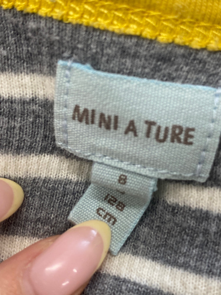 Gorgeous Mini a ture Sweater Age 8 Gray striped