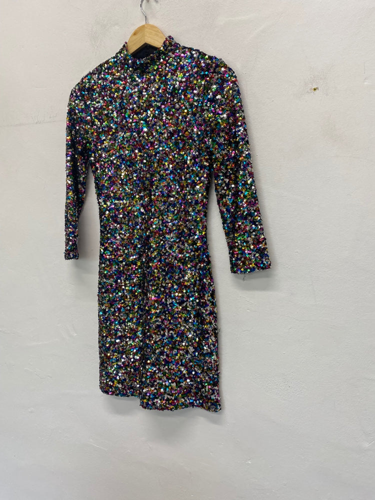 Gorgeous Warehouse Mini dress Uk8 Multicolour Rainbow SL002