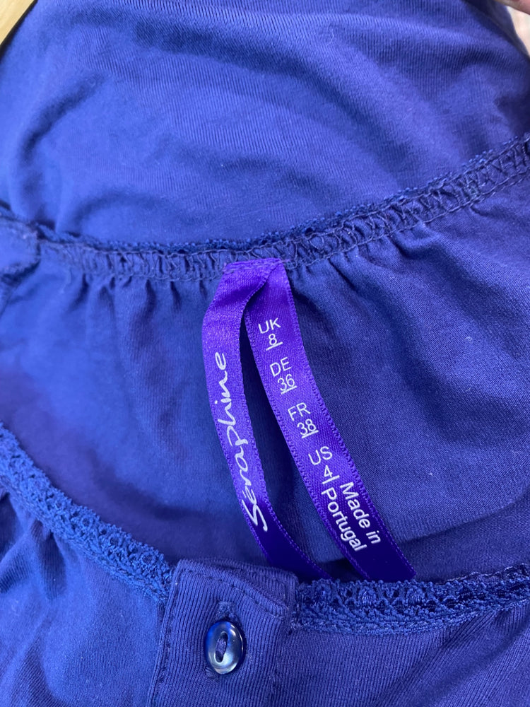 Gorgeous Seraphine Maternity Dress Uk8 Rich Purple SL002