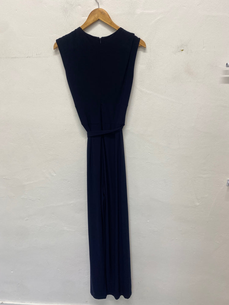 Gorgeous Phase Eight Jumpsuit UK14 Navy Blue NR002