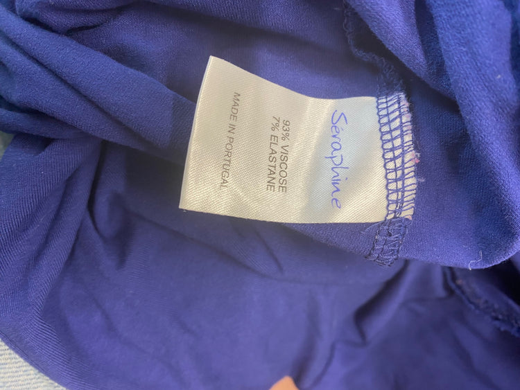 Gorgeous Seraphine Maternity Dress Uk8 Rich Purple SL002