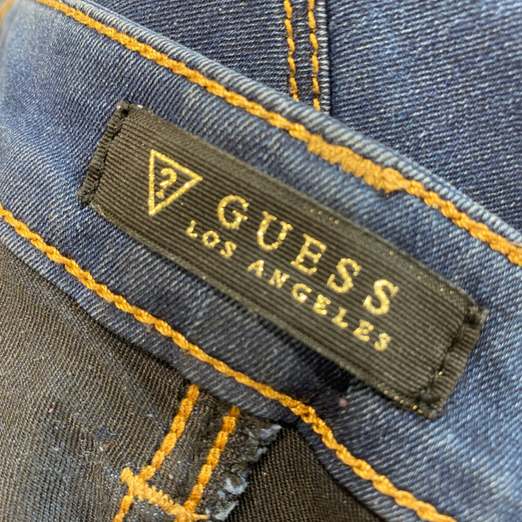 Gorgeous Guess Jeans UK6 Dark blue skinny ultra low SL002