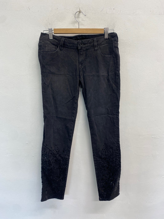 Gorgeous Guess Jacket W29" Silver/black ombré sequin SL002