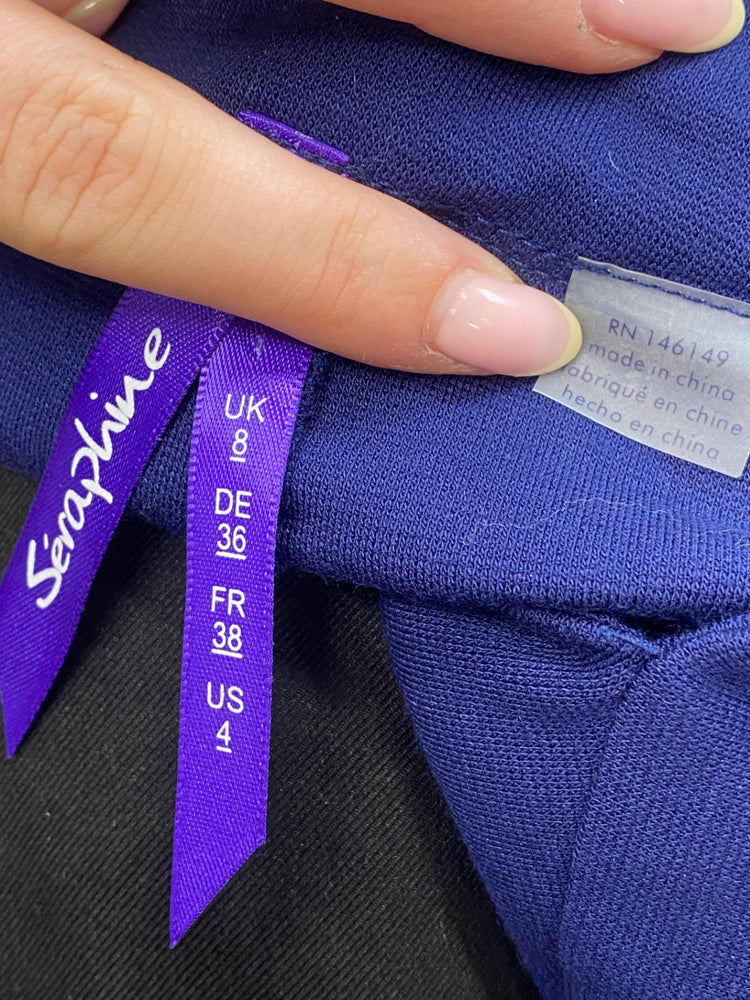 Gorgeous Seraphine Dress UK8 Blue maternity casual SL002