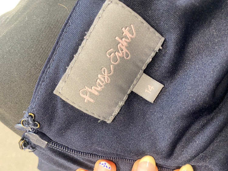 Gorgeous Phase Eight Jumpsuit UK14 Navy Blue NR002