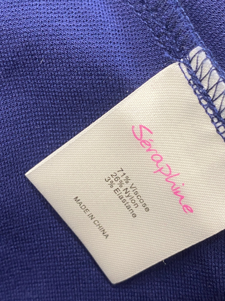 Gorgeous Seraphine Dress UK8 Blue maternity casual SL002