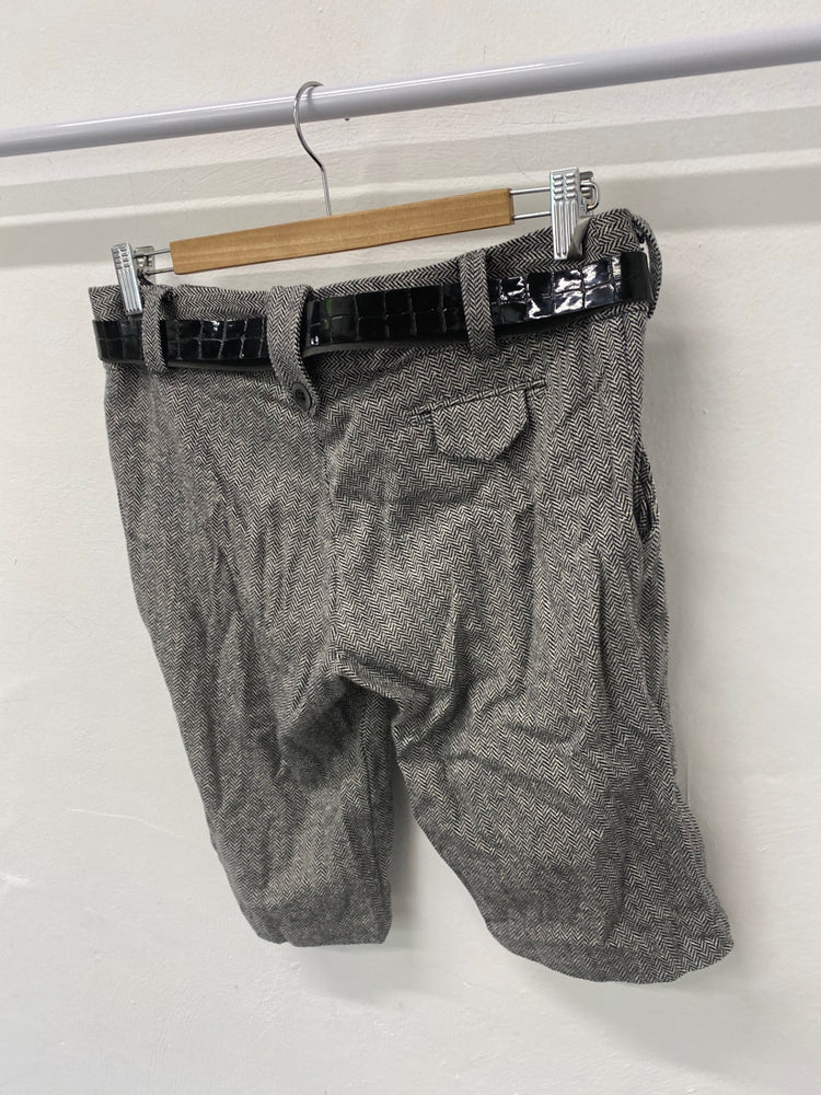 Gorgeous River island Formal Shorts UK10 Houndstooth Y2K SL002