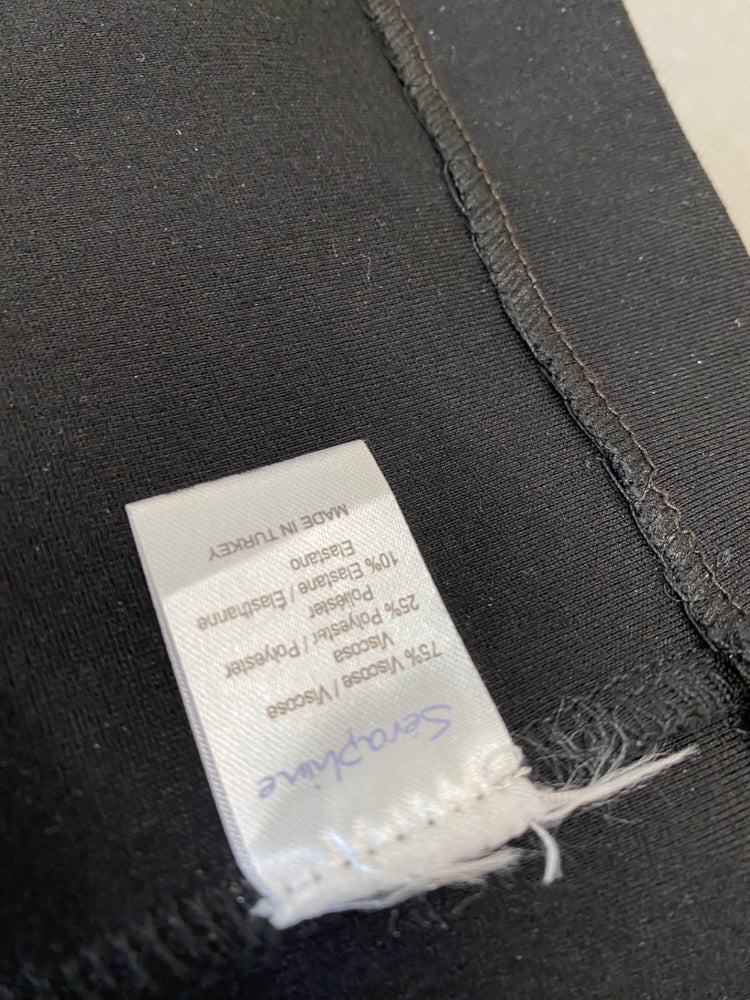 Gorgeous Seraphine Maternity Dress Uk8 Black & Gold SL002