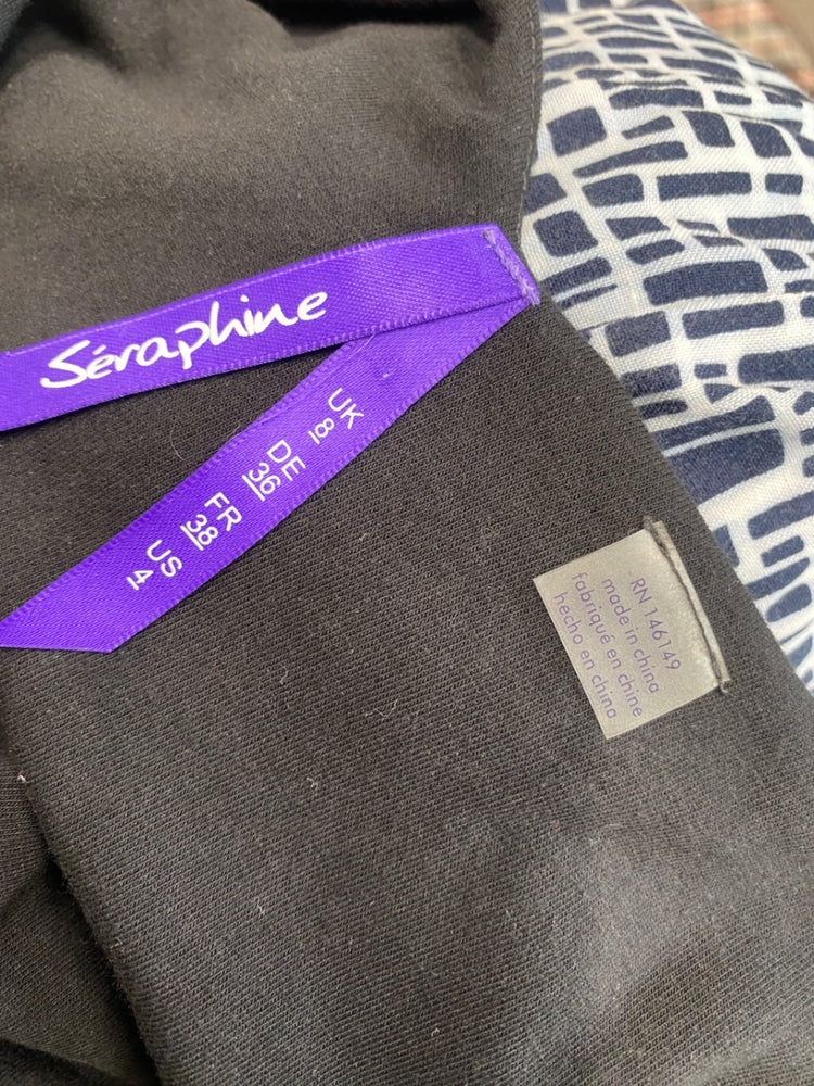 Gorgeous Seraphine Dress UK8 Black and White SL002