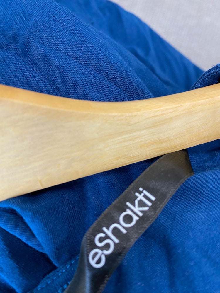 Gorgeous EShakti midi fit & flare Dress Uk14 petrol Blue NR002