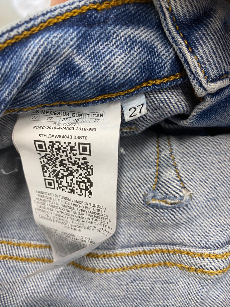 Gorgeous Guess Beverley Ultra skinny Jeans W27” Blue distressed low rise SL002