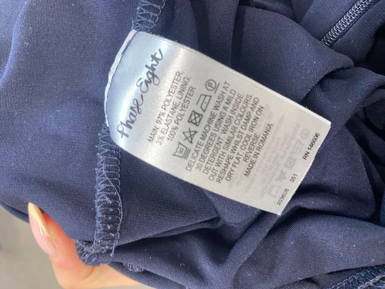 Gorgeous Phase Eight Jumpsuit UK14 Navy Blue NR002