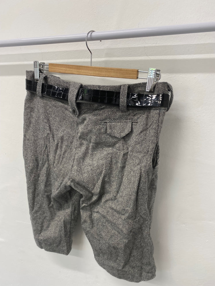 Gorgeous River island Formal Shorts UK10 Houndstooth Y2K SL002