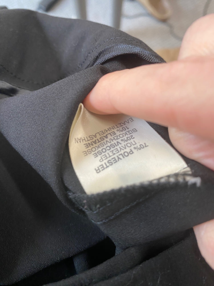 Gorgeous River island Formal Shorts Uk8 Black & Diamante Y2K SL002