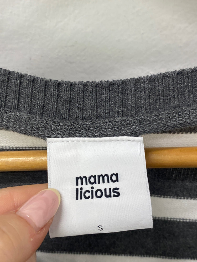 Gorgeous duo of Mamalicious Maternity Top UK8 Red grey SL002 #8