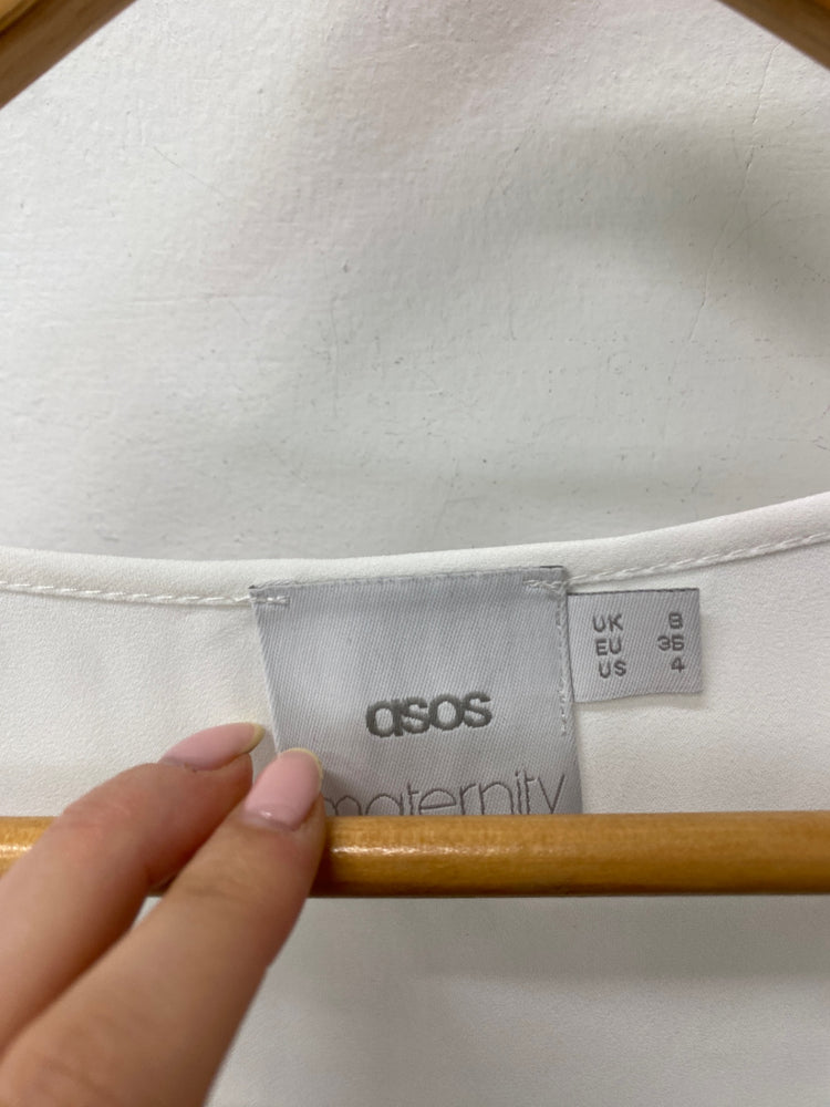 Gorgeous ASOS maternity Tops UK8 White and Black SL002 #7