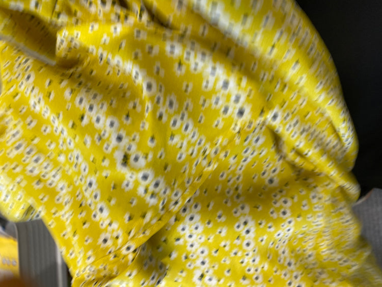 Gorgeous Arket Dress UK6 Yellow floral maxi summer LB006