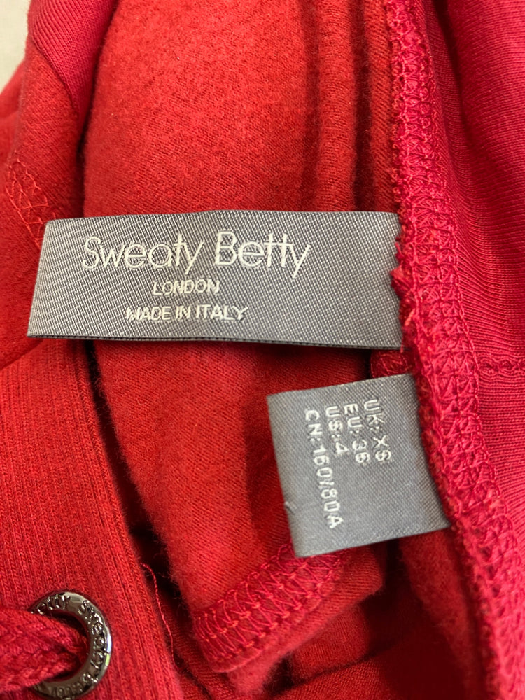 Gorgeous Sweaty betty Hoodie UK XS Red LB006