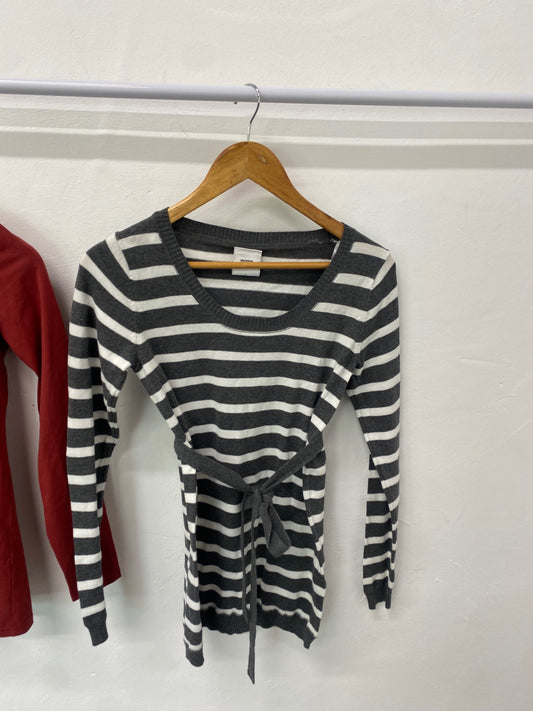 Gorgeous duo of Mamalicious Maternity Top UK8 Red grey SL002 #8