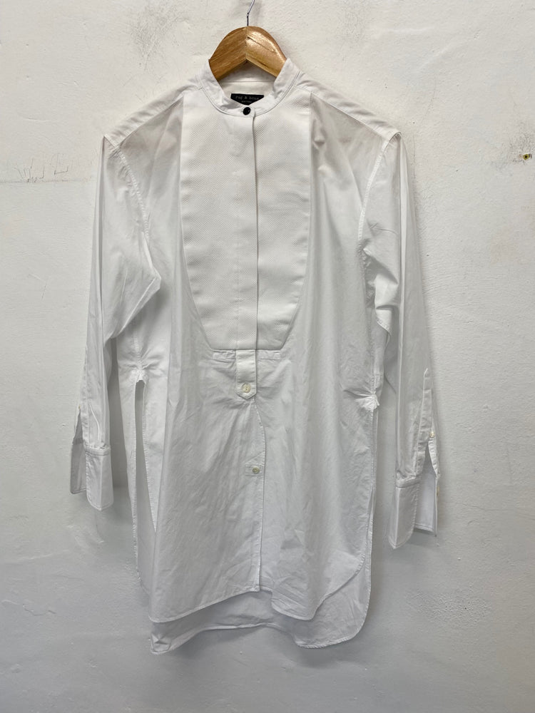 Gorgeous Rag and Bone dress shirt Dress XXS White Tunic top LB006