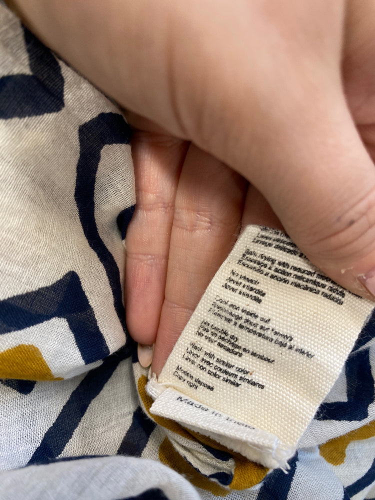 Gorgeous La cabane de Stella Dress shirt UK S Beige navy LB006