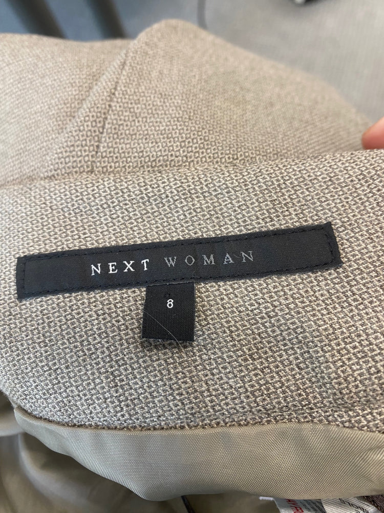 Gorgeous Next Formal pencil work Skirt Uk8 Beige Brown SL002