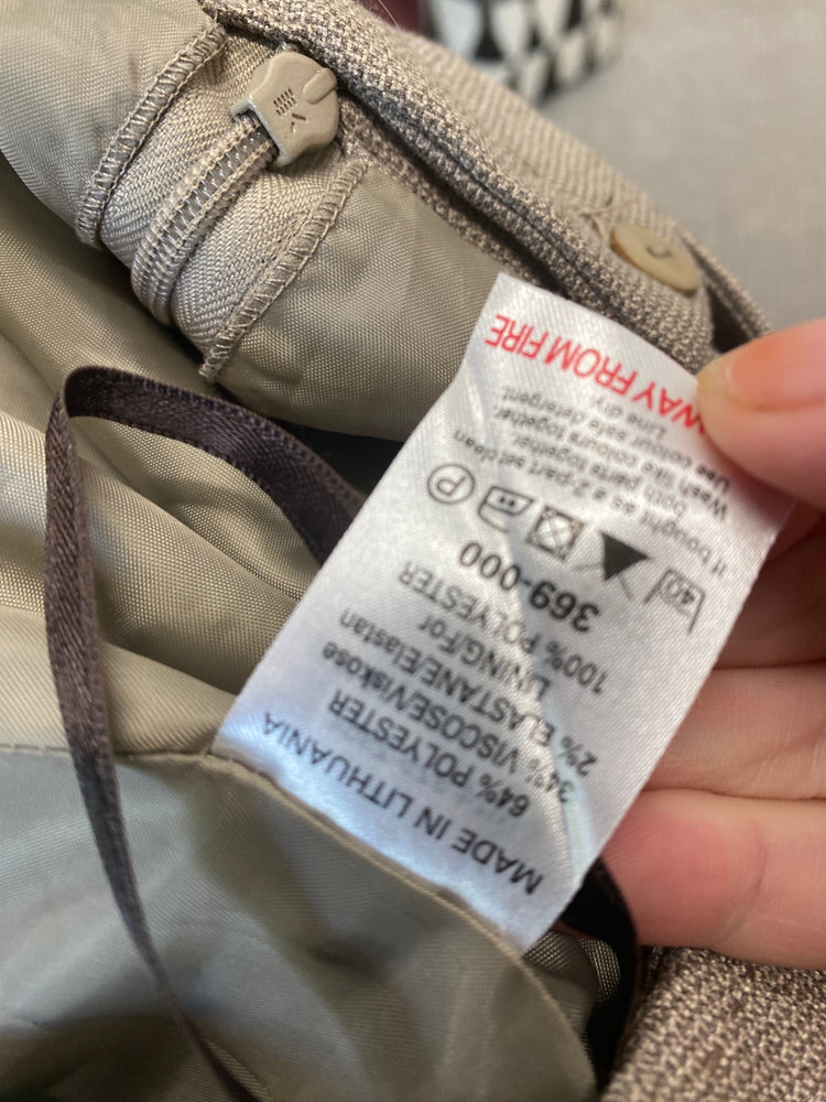 Gorgeous Next Formal pencil work Skirt Uk8 Beige Brown SL002