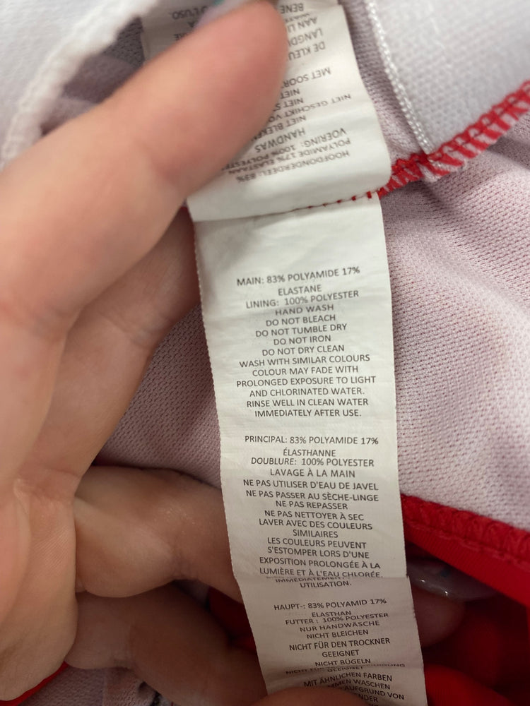 Gorgeous Boohoo Swimsuit UK16 Red GS001