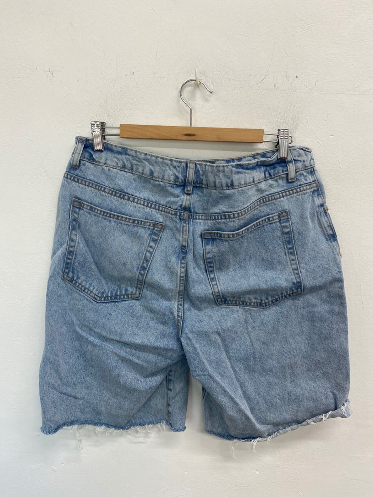 Gorgeous Denim Co Denim Shorts UK16 Light Blue GS001