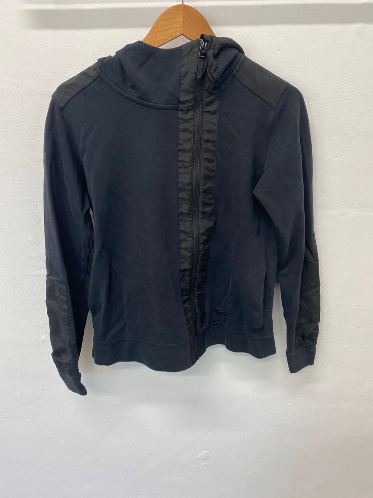 Gorgeous Nike Hoodie uk M Black running Jacket GS001