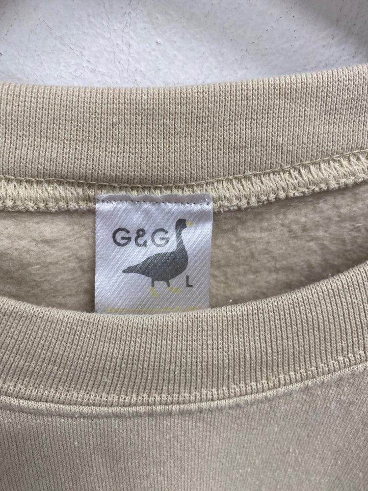 Comfy Goose & Gander Sweatshirt UK L Beige GS001
