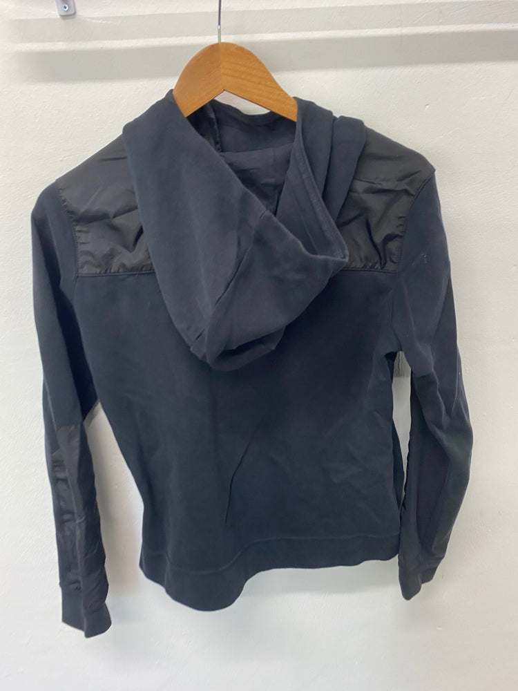 Gorgeous Nike Hoodie uk M Black running Jacket GS001