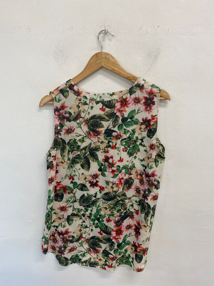 Gorgeous Rose & Olive Vest UK M Multicolour Floral BM001