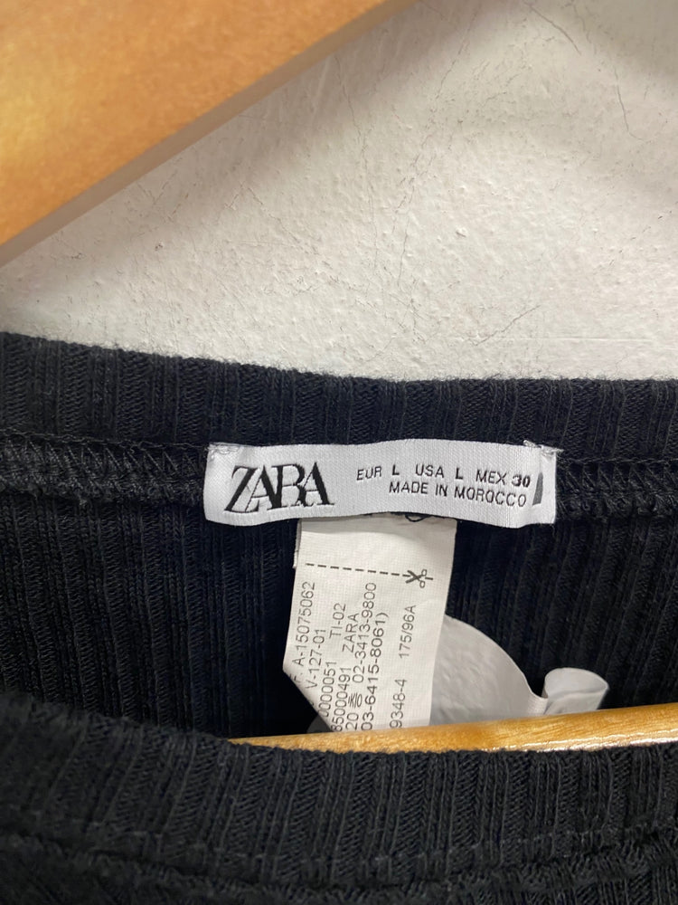 Gorgeous Zara Ribbed Shrug UK L Black GS001