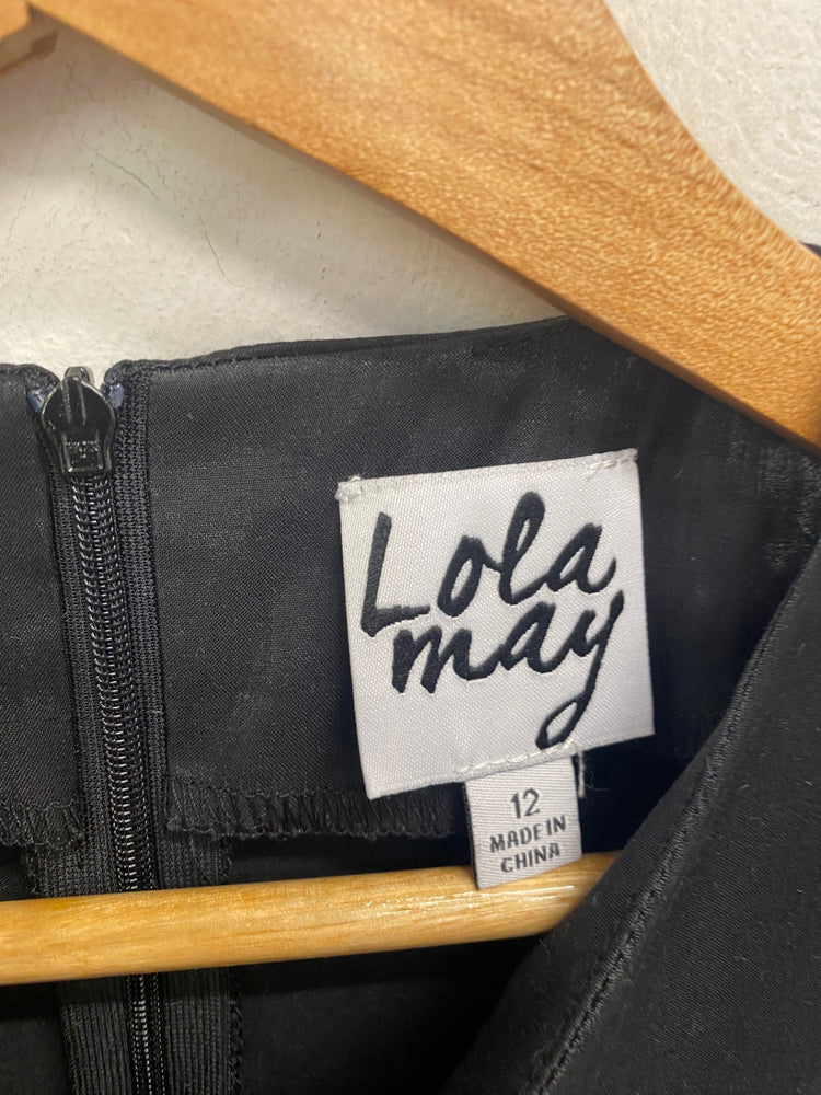 Gorgeous Lola May Mini Dress UK12 Black GS001