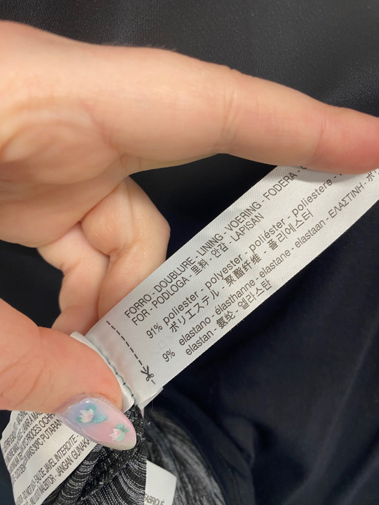 Gorgeous OYSHO Activewear Shirt UK M Black & Grey GS001