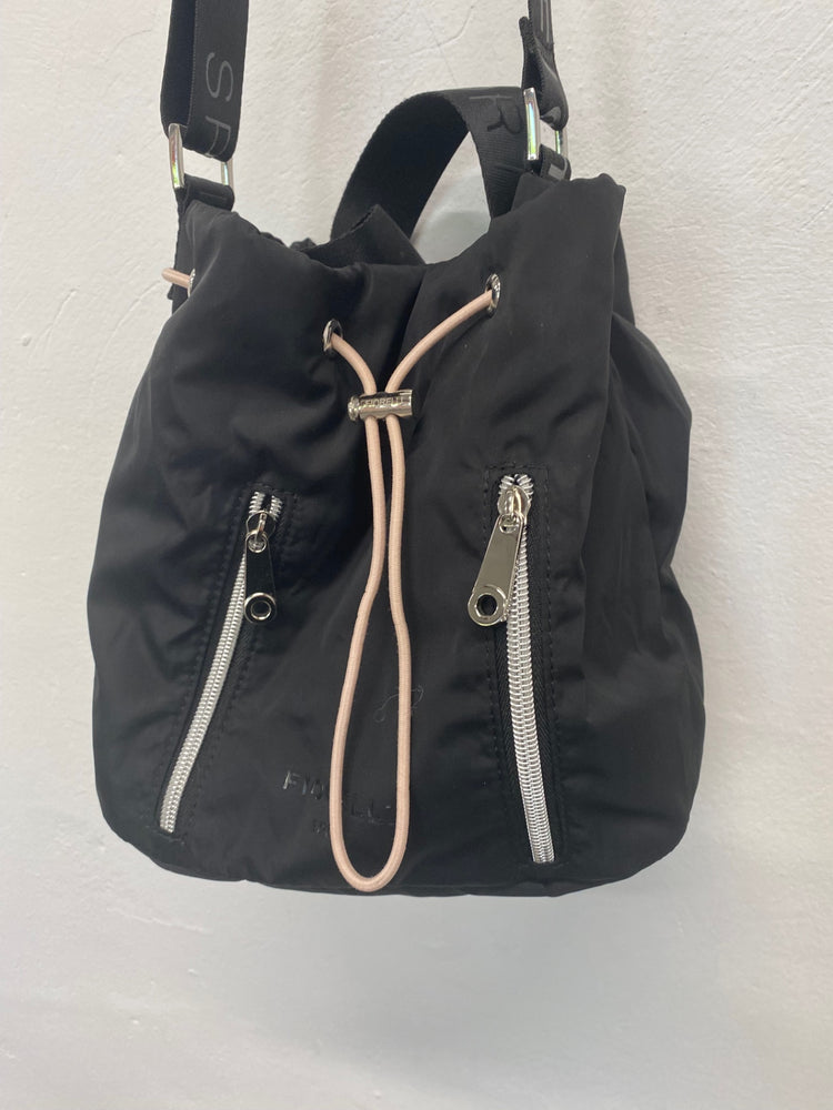 Gorgeous Fiorelli Sport Shoulder Bag One size Black & logo Drawstring GS001