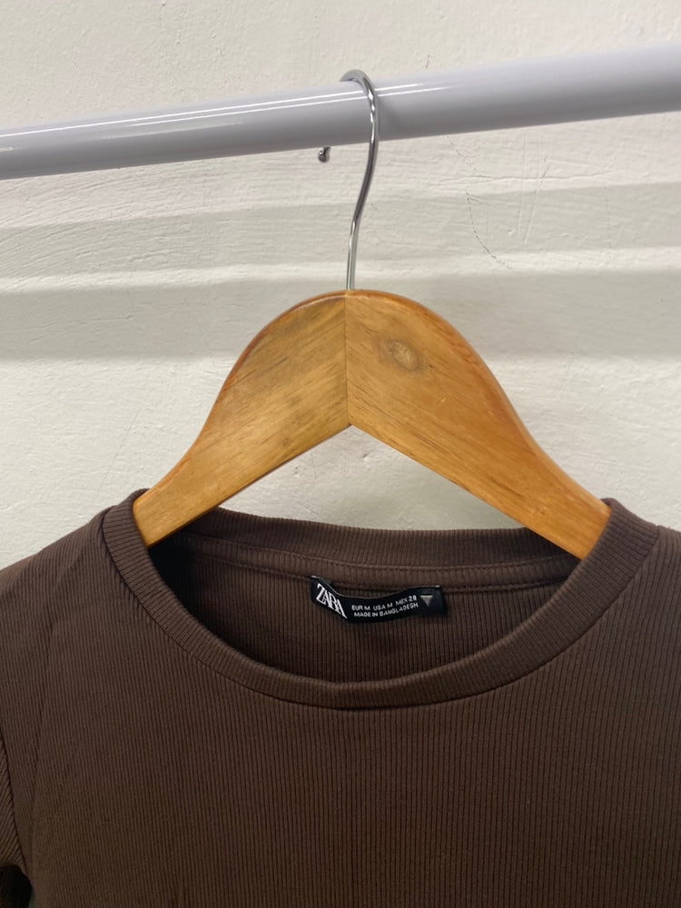 Gorgeous duo of Zara Bodysuit UK L black & olive green #6 GS001