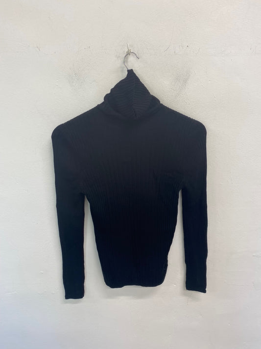 Gorgeous Cooperative Turtleneck Jumper UK M Black GS001