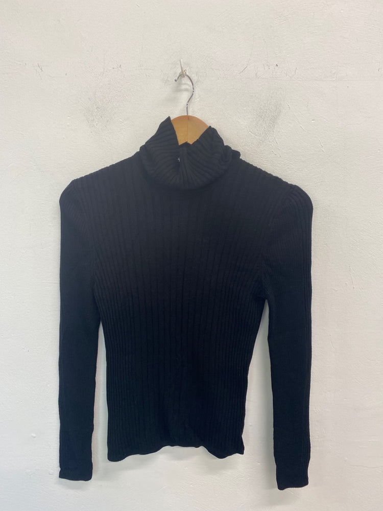 Gorgeous Cooperative Turtleneck Jumper UK M Black GS001