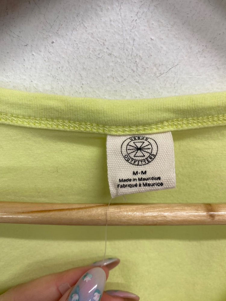 Gorgeous Urban Outfitters Wrap Top UK M Lemon Yellow GS001