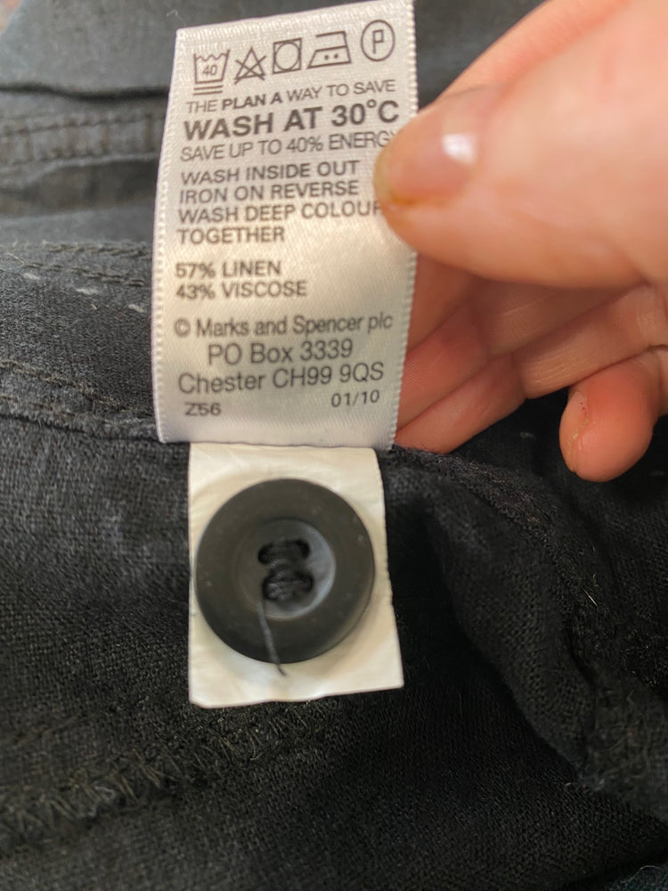 Gorgeous Marks & Spencers Loose fit Shorts Uk14 Black Summer essentials BM001