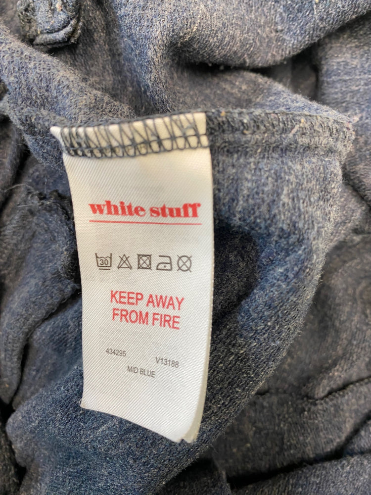 Gorgeous White Stuff Jogger pants Uk14 Navy Blue Marl BM001