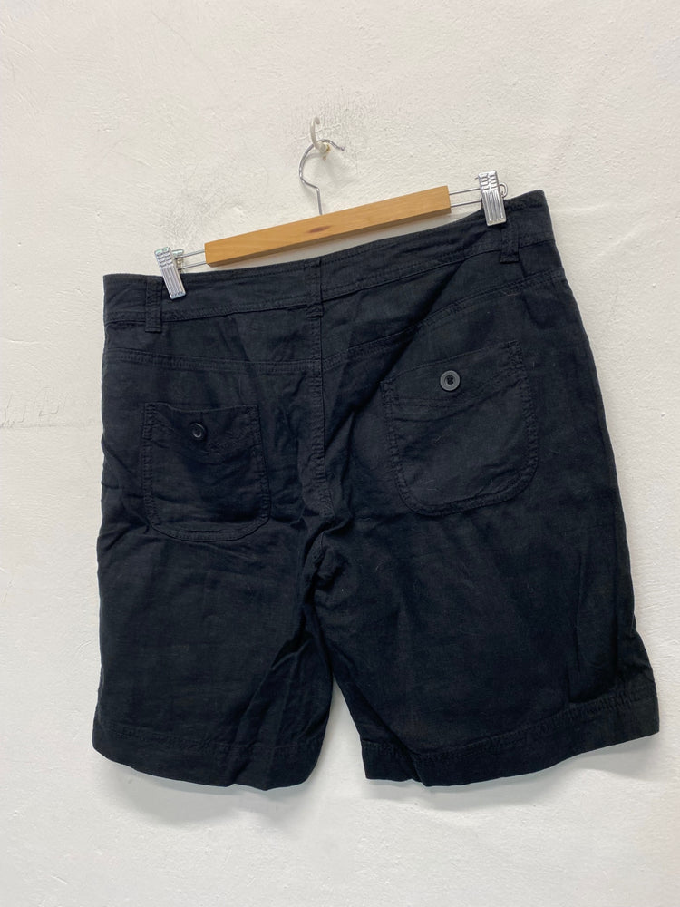 Gorgeous Marks & Spencers Loose fit Shorts Uk14 Black Summer essentials BM001