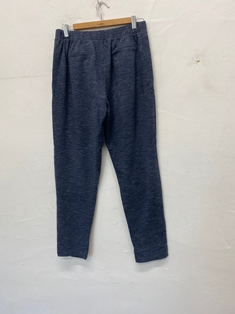 Gorgeous White Stuff Jogger pants Uk14 Navy Blue Marl BM001