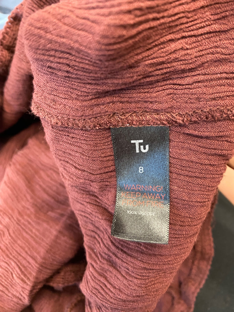 Gorgeous TU Maxi Dress Uk8 Chocolate brown boho maxi EK001