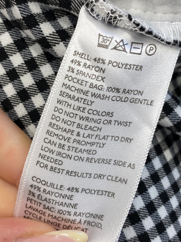 Gorgeous Urban Outfitters Skirt UK S Black and White checked EK001