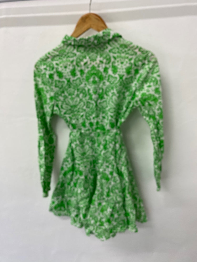 Gorgeous Primark Dress UK10 Green & white Paisley Bloggers EK001