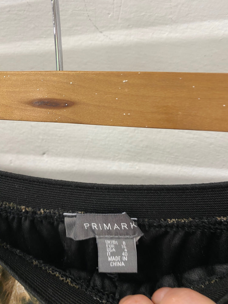 Gorgeous Primark Midi Skirt Uk8 Leopard print pleated EK001
